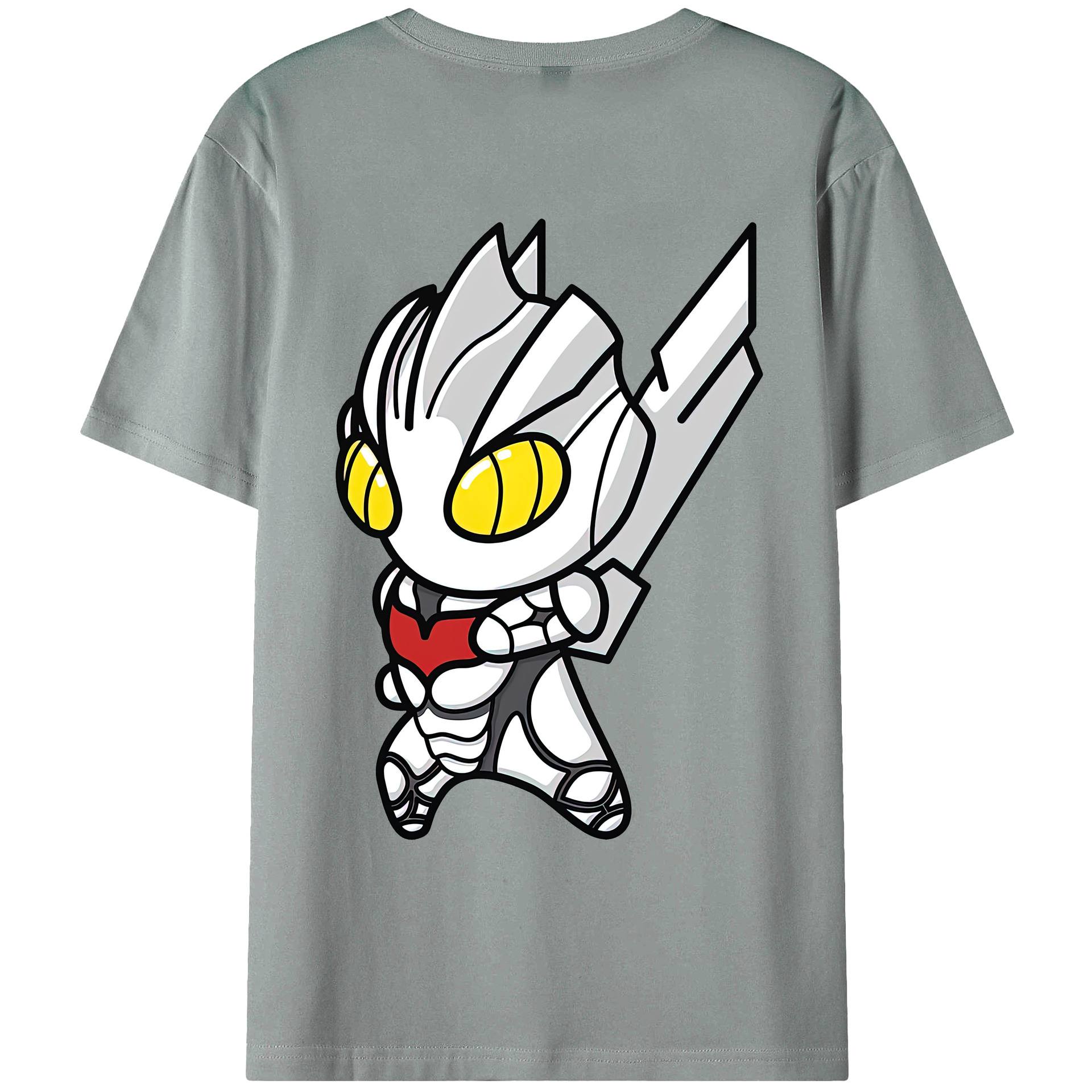 （画像用） ウルトラマン Ultraman 綿100％ メンズ半袖Tシャツ（バックプリント） 通気性